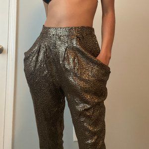 Gold Sequin Pants